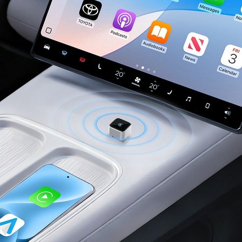 자동차 무선 스마트 카플레이 어댑터 안드로이드 오토 플러그 앤 플레이 2... 실사용 후기 | 효과 있을까? - 상품 이미지 3