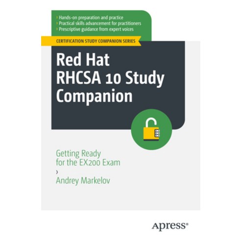 (영문도서)Red Hat Rhcsa 10 Study Companion: Getting Ready for the Ex200 Exam Paperback, Apress, English, 9798868822254