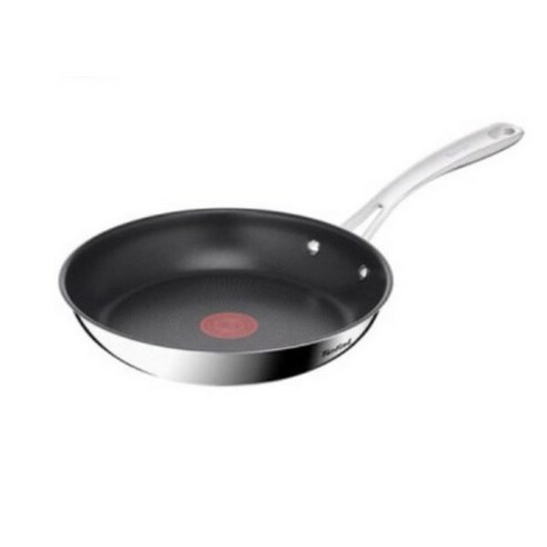 테팔 인덕션 스테인리스 스틸 3X 퍼펙트 레지스트 프라이팬, 24cm, 1개