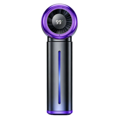 MIBELI 휴대용 선풍기 GF04 146.5 x 63.5mm, 퍼플