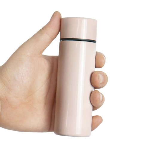 르웨이 휴대용 316 스테인리스 보온 보냉 가벼운 미니 텀블러 125ml, 1개, 핑크