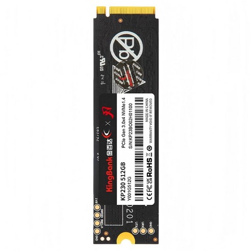 KINGBANK KP230 블레이드 NVMe M.2 SSD, 512GB