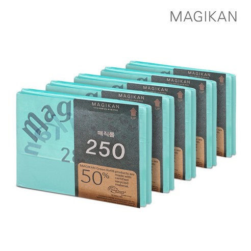 매직캔 정품리필봉투 250그린 (21리터용) 250R5G