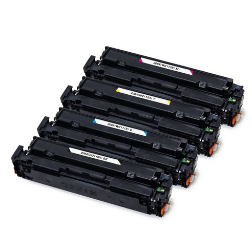 모노테크 HP W2110A W2110X 호환토너 세트, 1세트, W2110X 대용량/4색