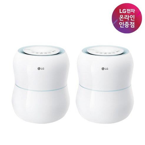 (LG전자) 퓨리케어 에어워셔 자연기화식 가습기 HW300BBB+HW300BBB 3.6L (라이트블루), 라이트 블루, HW300BBB