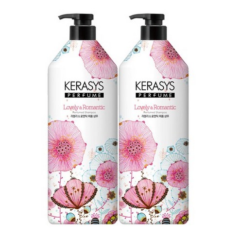 케라시스 러블리 앤 로맨틱 퍼퓸 샴푸, 980ml, 2개