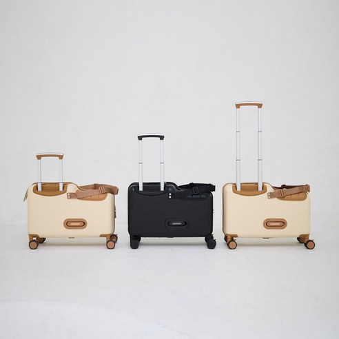 지아지조 키즈라이드 유아 기내반입 캐리어 에어 후기 분석 - 최종 구성품