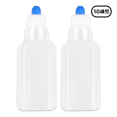 해호 투약병 PP재질 반투명 짧은마개 100CC 투약병, 10개, 2p