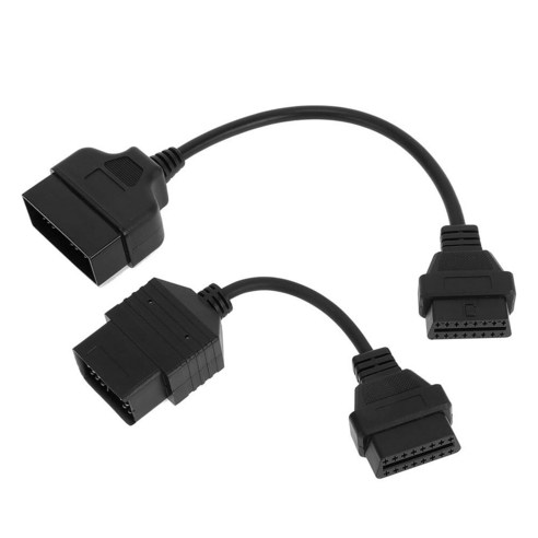 [ 620805 ] X AUTOHAUX OBD1에서 OBD2로 22핀-16핀 및 17핀-16핀 진단 도구 어댑터 커넥터 케이블 ...