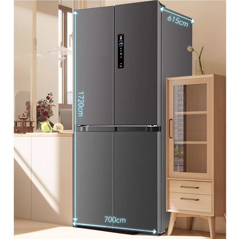 한용테크 스탠드형 김치냉장고 겸용 냉동기능 대형 대용량 양문형 가정용 저소음 이미지 3