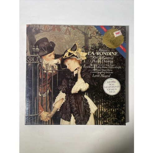 (수입 LP) Puccini: La Rondine Te Kanawa Domingo Maazel 2LP Vinyl Record ...