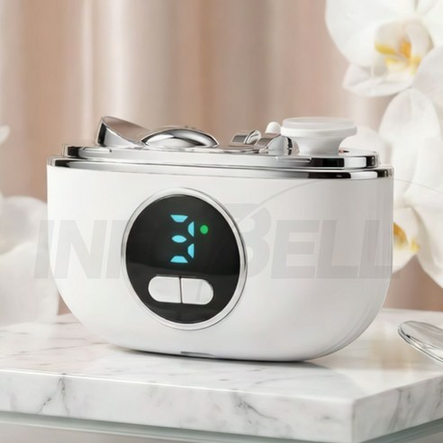 [TV홈쇼핑정품 인포벨]벨루아체 굿네일 무선 전동 손발톱 관리기 휴대용 간편 충전식 큐티클 굳은살 제거 정리 이미지 3