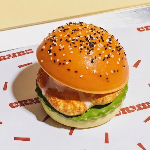 프리미엄 햄버거 스퀴시 개별 분리형 키덜트 말랑이, 1세트