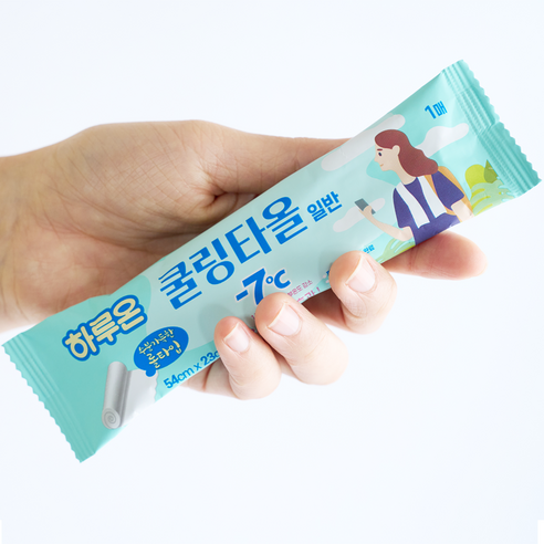 하루온 쿨링타올 혼합형 10개 ( 대형 5개+일반형 5개 ) 냉감타올 솔직 후기 | 피부 타입별 분석 - 상품 이미지 3