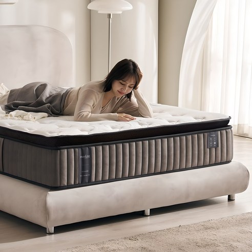 메이킹AK200 단단한 침대 매트리스 허리에 좋은 독립스프링 필로우탑 국내제작 천연양모 메트리스 두께 300mm