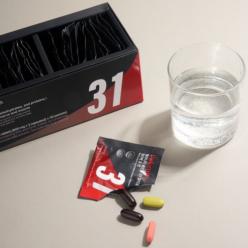 밸러니티 남성용 올인원 31성분 멀티팩 종합비타민 117g 30회분, 1개 이미지 3