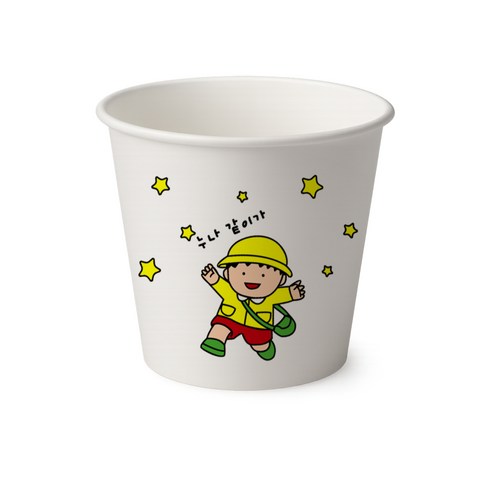 아이들 예쁜 캐릭터 종이컵 180ml 이미지 3