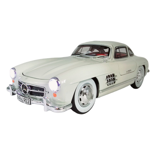 메르세데스 벤츠 300SL 걸윙 쿠페 1:24 다이캐스트, 화이트, 1개