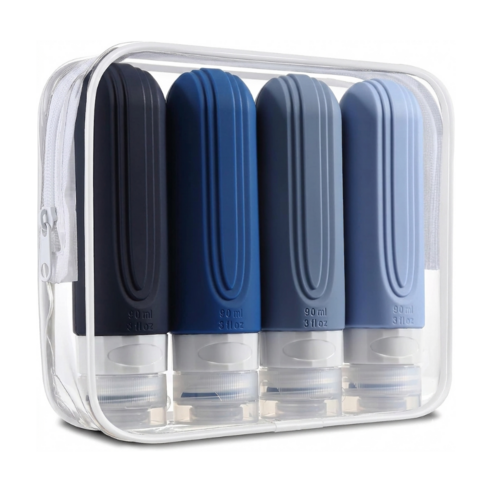 한솔템 여행용 공병 세트 90ml, 1세트, 블루