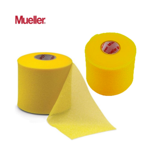 Mueller MWrap 언더랩 라켓 그립 스펀지 쿠션 테이핑 발목 손목 압박 부상방지 보호, 2개, 골드