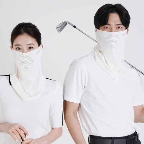 르포스 자외선차단 쿨 스포츠 골프 마스크 1+1 이미지 3