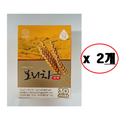 맥널티커피 티브루 보리차 진액, 10ml, 60개