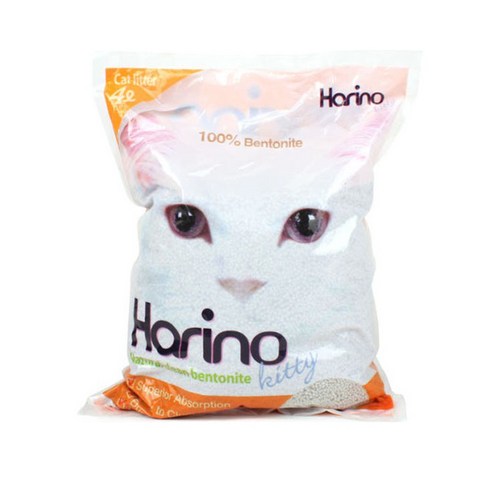태비 하리노 %벤토나이트 고양이모래, 4L, 1개
