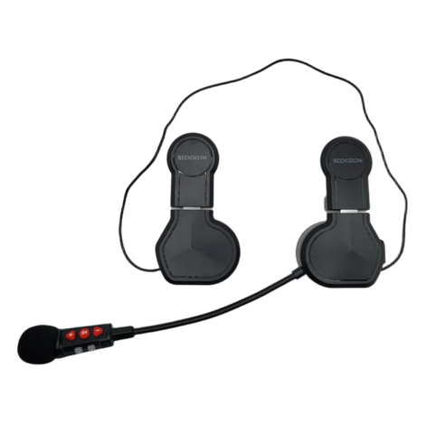 스쿠존 H3 오토바이 헬멧 블루투스 이어폰 라이더 반모헬멧 배달용 무선 헤드셋 자전거 하이바 이미지 4