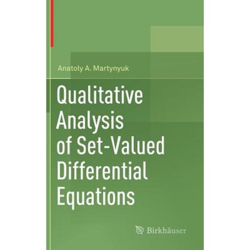 (영문도서)Qualitative Analysis of Set-Valued Differential Equations Hardcover, Birkhauser, English, 9783030076436