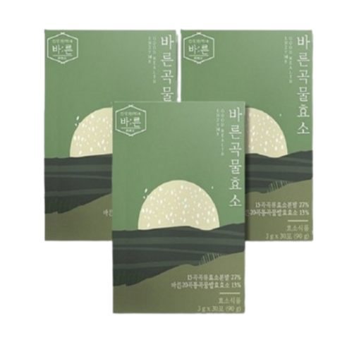 건강한약속 바른 곡물효소 누룽지맛 90g × 1개