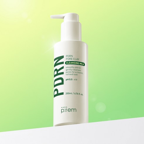 메이크프렘 피디알엔(PDRN) 포어 클레이 클렌징 밀크 200ml 이미지 3