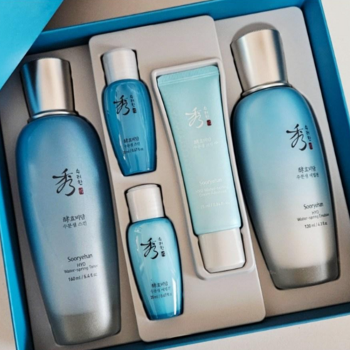 수려한 효비담 수분샘 히알루론 스킨 + 에멀젼 2종 기획세트 솔직 후기 | 피부 타입별 분석 썸네일