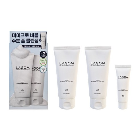 라곰 셀럽 마이크로 폼 클렌져, 120ml, 2개