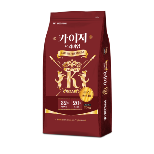 우성사료 독무대 카이저 프리미엄 개사료 20kg 솔직 후기 | 실제 사용자 리뷰 총정리 - 상품 이미지 1