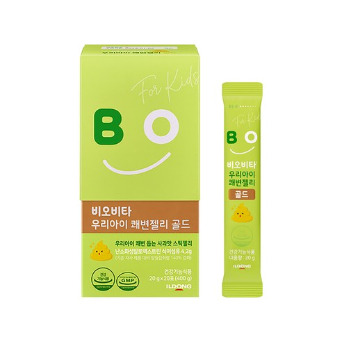 비오비타 일동제약 우리아이 쾌변젤리 20p 400g × 1개