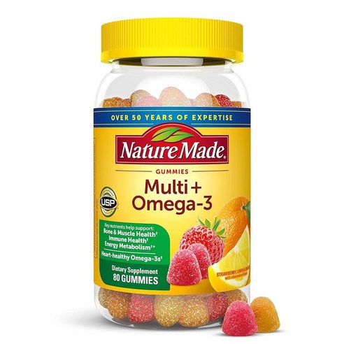 네이처메이드 멀티비타민 EPA DHA Omega-3 구미 80개