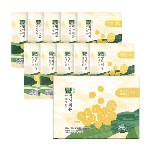 한끼대용 간편식 바로 먹는 병아리콩, 500g, 1박스