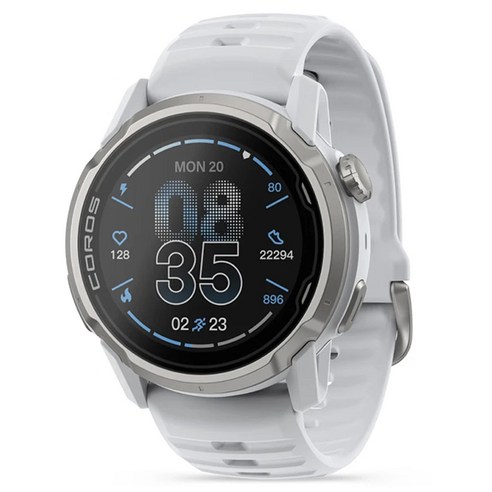 코로스 에이팩스 4 아웃도어 스포츠 스마트 워치, GPS + 블루투스, 4.6cm, 화이트