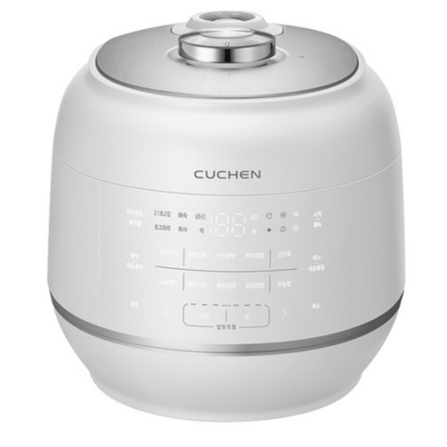 쿠첸 2.1기압 121+ 풀스테인리스 IH 전기 압력밥솥 10인용, CRT-RPS1091W, 내추럴 화이트