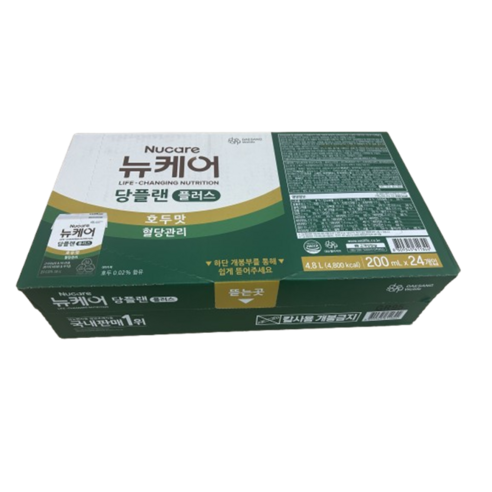 뉴케어당플랜 환자영양식 호두맛 200ml, 24개 솔직 후기 | 실사용자 리뷰 분석 - 상품 이미지 1