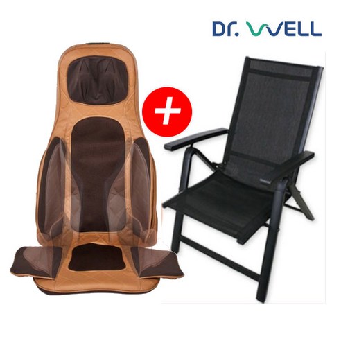 닥터웰 DR-1003E 의자형 등마사지기 미니 전신안마기 전용의자 세트, 안마기세트