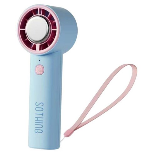 소싱 아이스 09 쿨링 휴대용 손선풍기 3000mAh, 스카이 블루, DSHJ-S-2509A