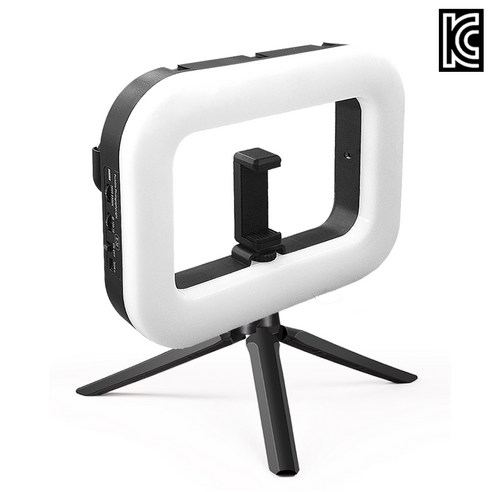 ASTO 릴스 너튜브 라이브 셀카 방송 촬영 조명 라이트 KC인증, 1개, E30 본품 + 삼각거치대