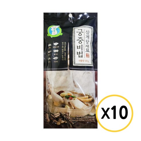 성경 궁중비법 삼계탕재료 100g x 10개 맛있게 먹은 솔직 후기 - 상품 이미지 1