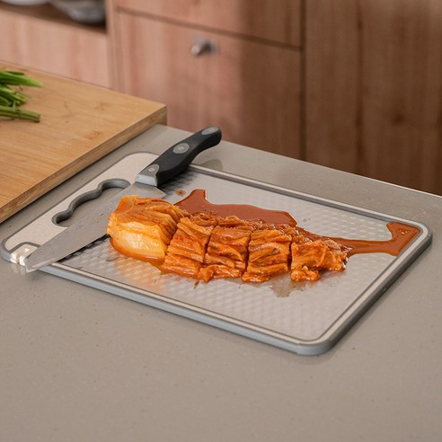 프리라벨 스텐 도마 304 양면 위생 도마 실사용 후기 | 효과 있을까? - 상품 이미지 4