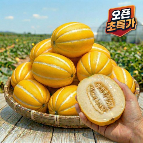 [당도보장] 성주 100% 꿀 참외, 2kg (가정용), 1박스