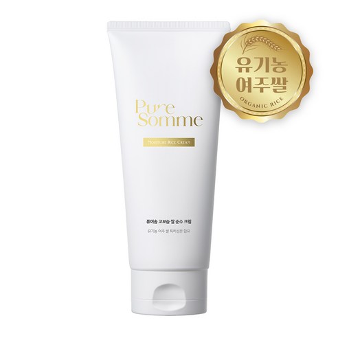 퓨어솜 아기 베이비 키즈 유기농 여주쌀 장벽개선 고보습 순수 크림, 1개, 150ml