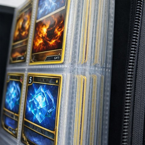 카드 북 앨범 바인더 도감 양면 50매 400장 수납 이미지 2