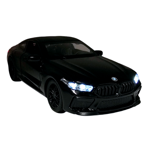 BMW M8 고성능 쿠페 스포츠카 1:32 다이캐스트, 블랙, 1개