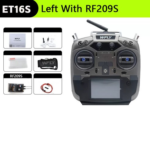 WFLY-ET16S RC 라디오 16 채널 송신기 홀 짐벌 FPV RF209S RX TBS CRSF 드론 원격 - RC부품 ...